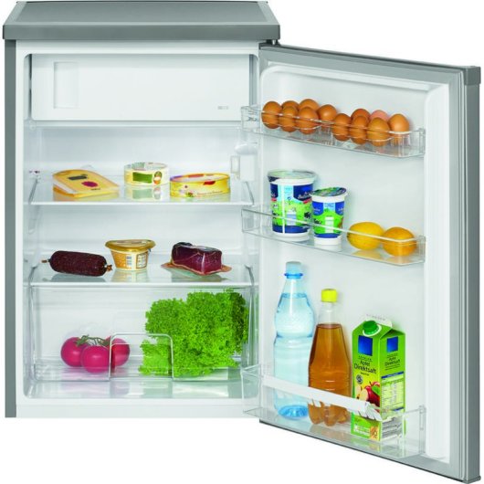 Frigorífico Una Puerta Bomann KS 2184.1 Defrost 84,5cm 120L E Acero inoxidable