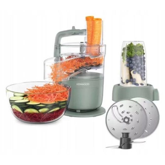 Procesador de alimentos Kenwood MultiPro Go FDP23.380GR 1,3 L verde 900 W compacto