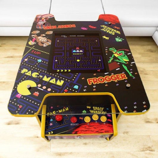 Monster Arcade Cocktailtafel Retro MDF Zwart 19'' LCD Scherm