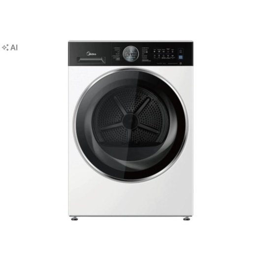 Lavadora Midea MF210W80BA20/W-PL Carga Frontal 8 Kg 1400 rpm A Blanca WiFi y Función Vapor