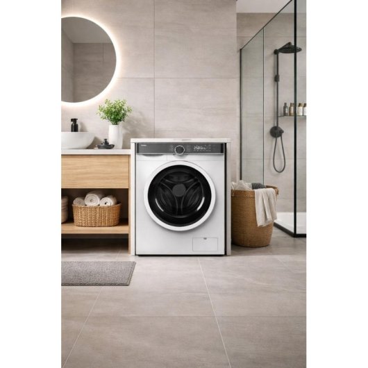 Lavadora Teka WMK 71240 WH Carga frontal 12 kg 1400 rpm A Blanca con función vapor