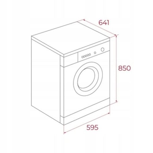 Lavadora Teka WMK 71240 WH Carga frontal 12 kg 1400 rpm A Blanca con función vapor
