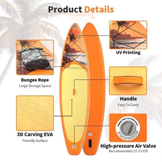 Tabla paddle surf hinchable Funwater SUPFW54A 350×83×15 cm 180 kg