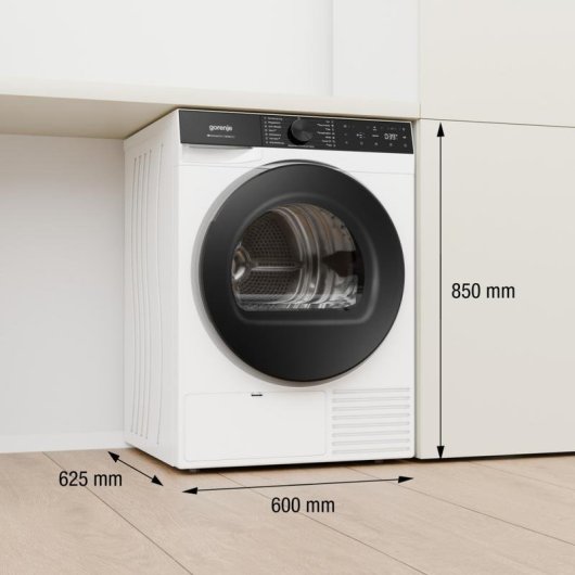 Asciugatrice a condensazione Gorenje D5G69CP 9kg Classe C con pompa di calore e Wi-Fi