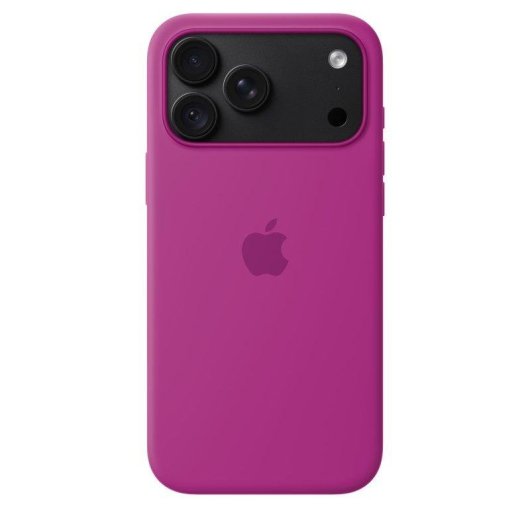 Capa silicone Apple MagSafe Magenta para iPhone 18 Pro Max