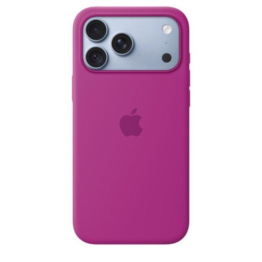 Capa silicone Apple MagSafe Magenta para iPhone 18 Pro Max