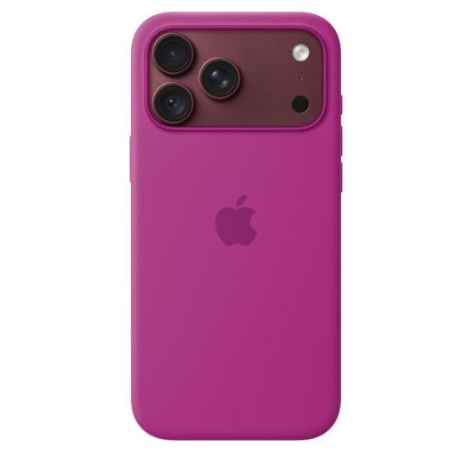 Capa silicone Apple MagSafe Magenta para iPhone 18 Pro Max