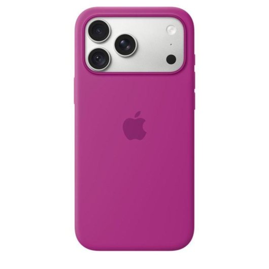 Capa silicone Apple MagSafe Magenta para iPhone 18 Pro Max