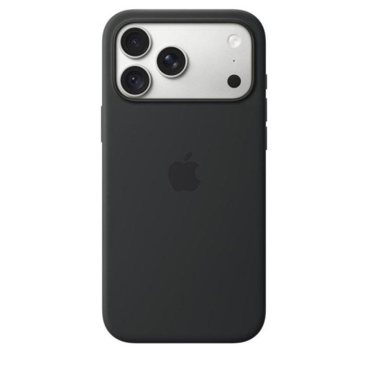 Coque silicone Apple MagSafe noire pour iPhone 18 Pro Max