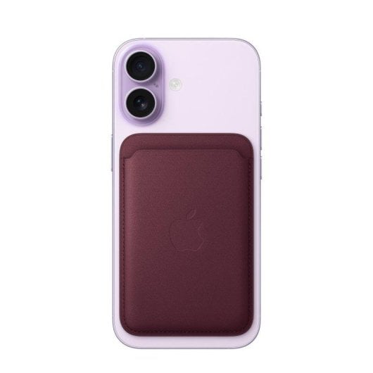 Cartera Apple FineWoven MagSafe para iPhone Magenta