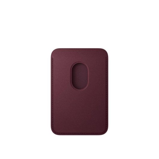 Portefeuille Apple FineWoven MagSafe pour iPhone – Bordeaux