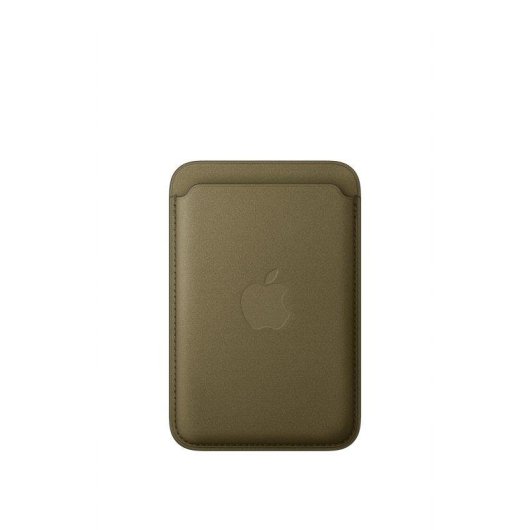 Cartera Apple MagSafe FineWoven para iPhone Oliva oscuro