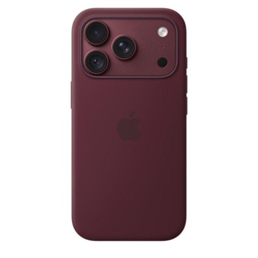 Custodia Apple Silicone MagSafe Bordeaux per iPhone 18 Pro