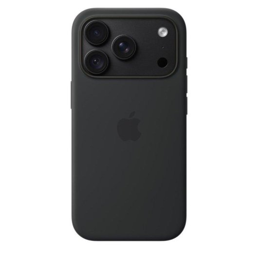 Custodia Apple Silicone con MagSafe nera per iPhone 18 Pro