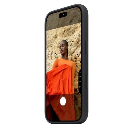 Custodia Apple Silicone con MagSafe nera per iPhone 18 Pro