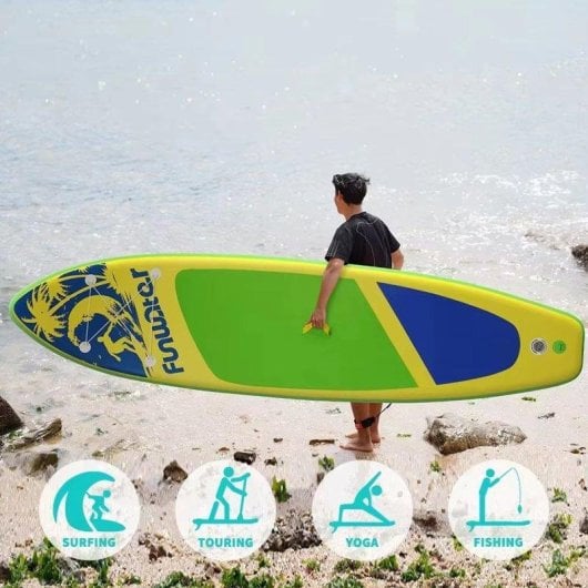 Tabla de paddle surf hinchable Funwater 350×86×15 cm 180 kg