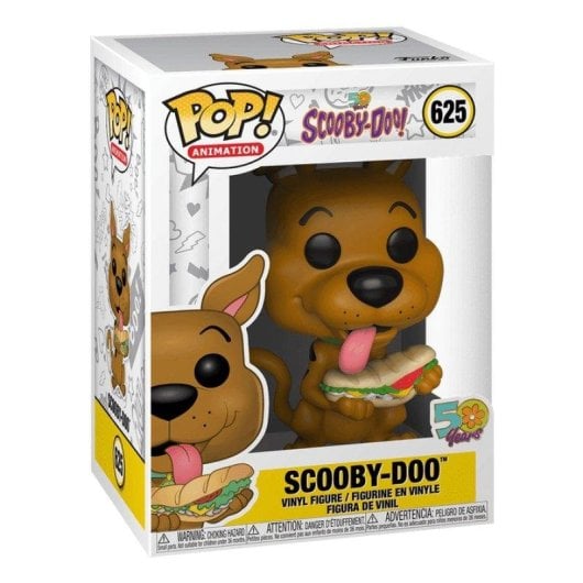 Figura Coleccionable Funko Pop! Scooby-Doo con Sándwich Multicolor