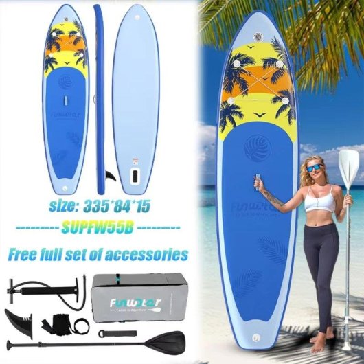 Planche SUP Funwater SUPFW55B Large et Stable