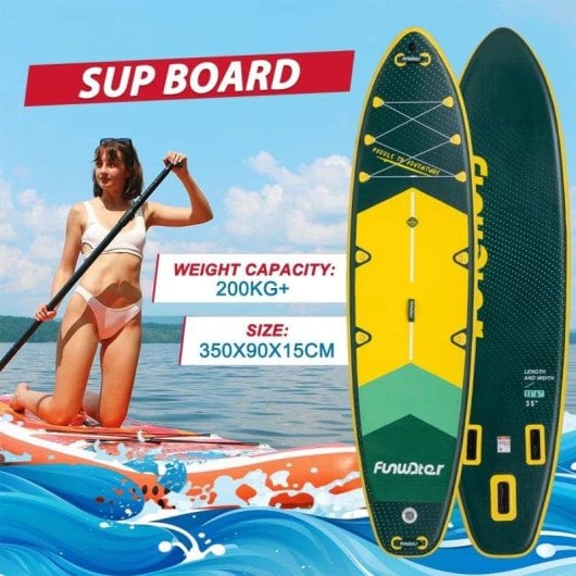 Tabla de Paddle Surf Hinchable Funwater SUPFW43A 350 x 89 x 15 cm 180 kg