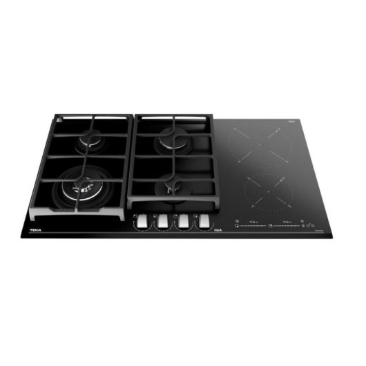 Placa de cocina mixta Teka JZC 96342 90 cm con 6 zonas de cocción