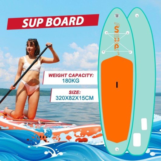 Tabla SUP Inflable Funwater SUPFW62A 320x82x15 cm 180 kg