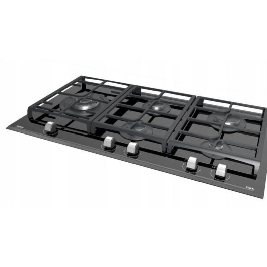 Placa de gas Teka GZC 95320 XBC 90 cm 5 fuegos negra