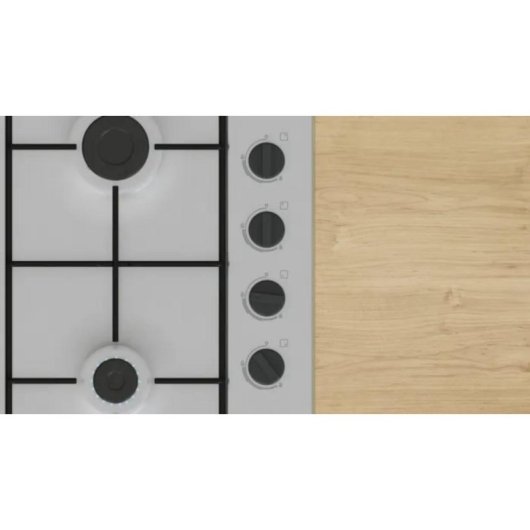 Placa de cocina de gas Bosch Serie 2 PBP6B5K80 4 quemadores acero inoxidable