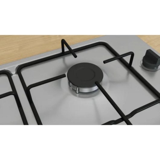 Placa de cocina de gas Bosch Serie 2 PBP6B5K80 4 quemadores acero inoxidable