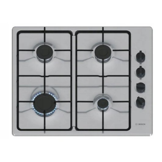 Placa de cocina de gas Bosch Serie 2 PBP6B5K80 4 quemadores acero inoxidable