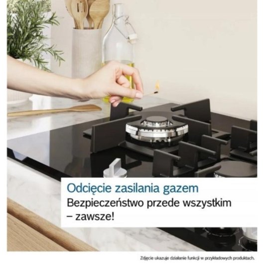 Placa de cocina de gas Bosch Serie 2 PBP6B5K80 4 quemadores acero inoxidable