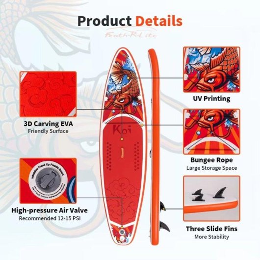 Planche SUP Funwater SUPFR01D Large et stable