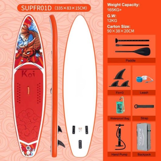 Planche SUP Funwater SUPFR01D Large et stable