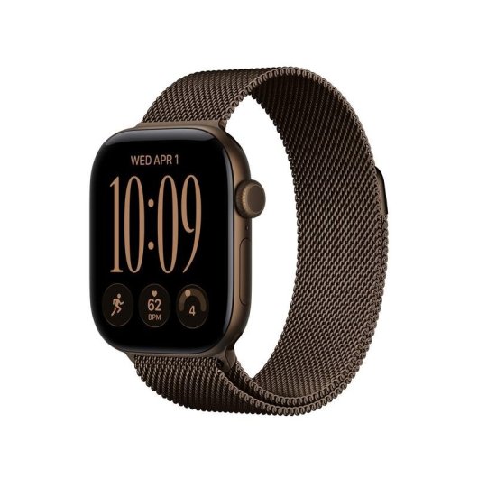 Bracelet Milanese Loop Apple Bronze sombre 40 mm