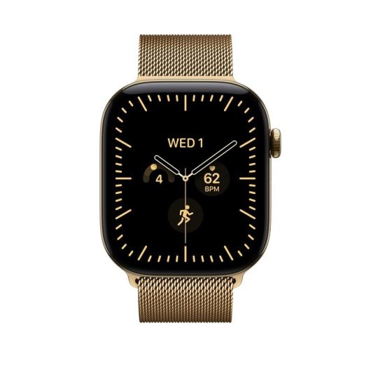 Bracelet Apple Milanese Loop Or brillant 46 mm S/M