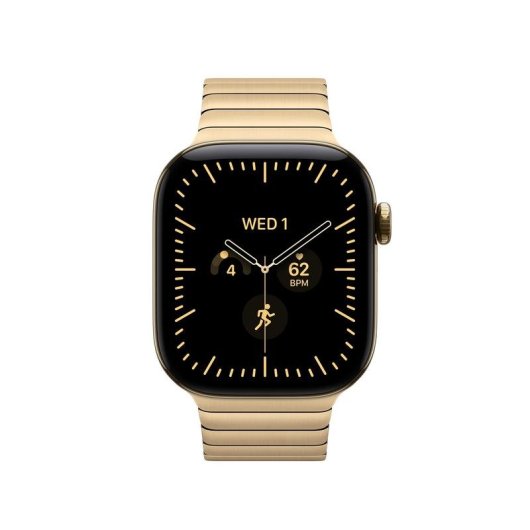 Bracelet Apple Watch dore brillant 42 mm
