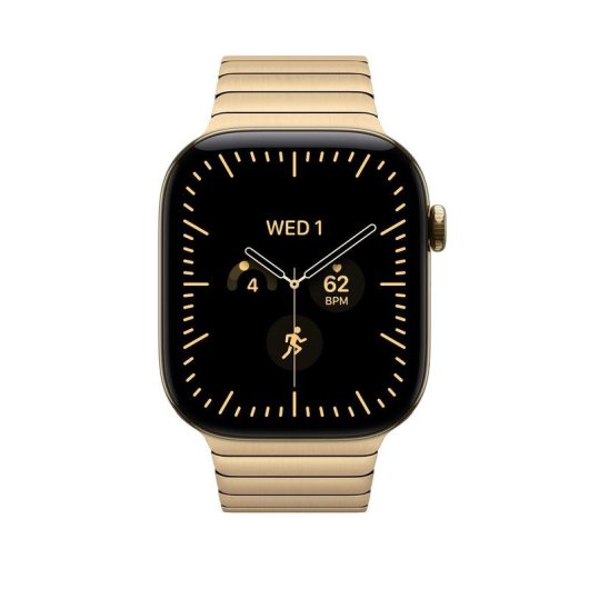 Bracelet Apple Watch 46mm Or Brillant Acier Inoxidable