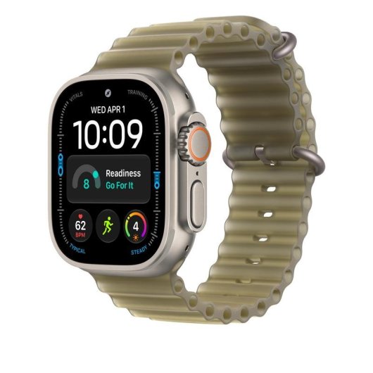 Correa Apple Ocean Silicone 49mm Taille Unique Kelp Translucide Titane Naturel