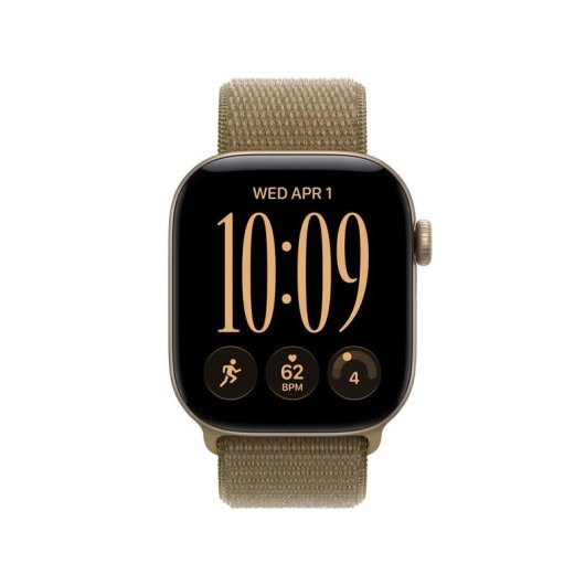 Bracelet sport Apple Watch Loop Vert Olive 42 mm léger et ajustable