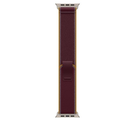 Bracelet Loop Trail Apple Watch 49 mm M/L Bourgogne Titane