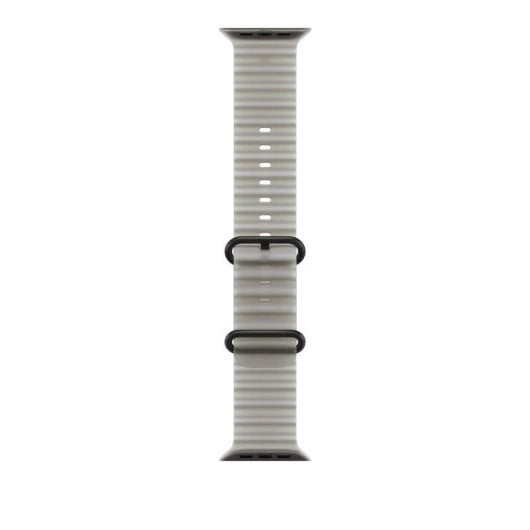 Bracelet Ocean Apple Gris Translucide Titane Noir 44-49mm