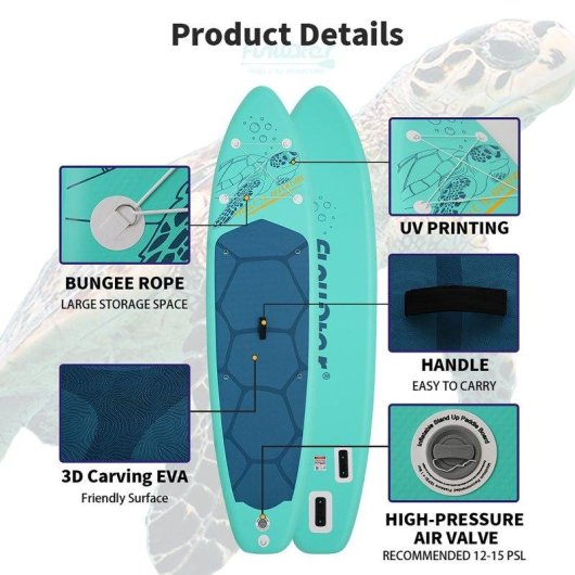 Tabla SUP Inflable Funwater SUPFW58A 335x84x15 cm 165 kg