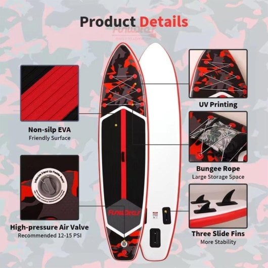 Tabla de Sup Funwater SUPFW32A 350×83×15 cm 180 kg