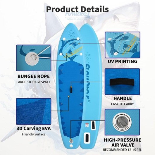 Tabla de Sup Funwater SUPFW58B 335×84×15 cm 165 kg