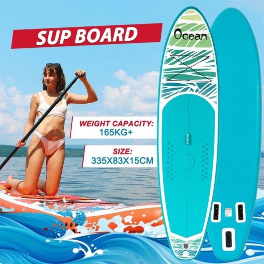 Tabla de SUP Funwater SUPFR03F Ancha y Estable Max 180 kg