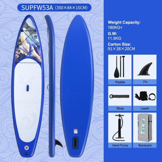 Tabla SUP Hinchable Funwater SUPFW53A 350×83 cm 180 kg Kit Completo