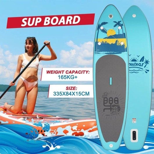 Tabla de surf hinchable Funwater SUPFW27A 335x83x15 cm 180 kg Atardecer tropical