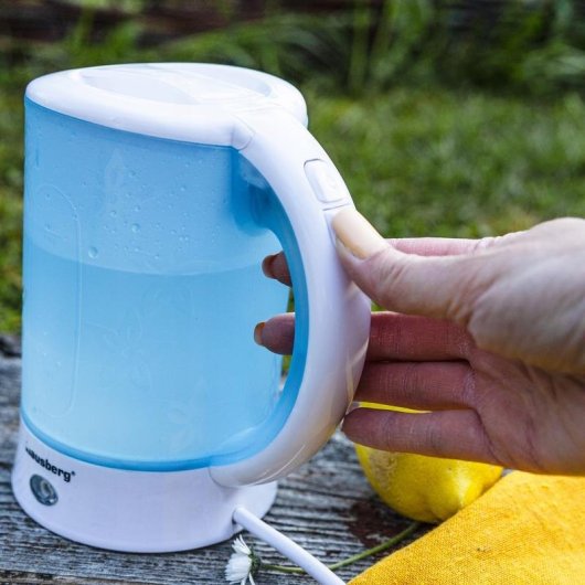 Hervidor eléctrico de viaje Klausberg KB-9045 0,6 L + 2 tazas + 2 cucharillas