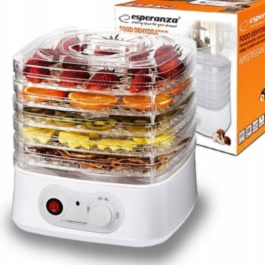 Deshidratadora de alimentos Esperanza APPÉTISSANT 250 W 4 bandejas