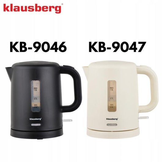 Hervidor eléctrico Klausberg KB-9047 1 l 1100 W Beige