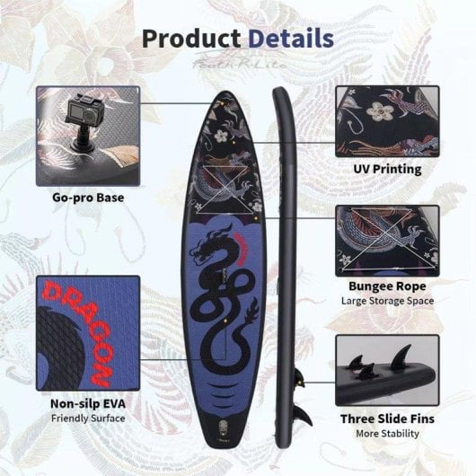 Tabla de paddle surf Funwater SUPFR17U 350 x 83 x 15 cm 180 kg